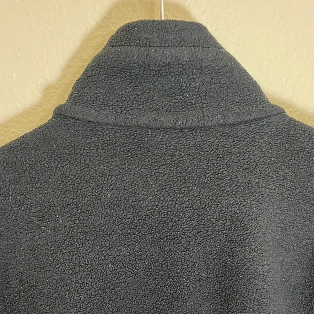Columbia Black Full-Zip Fleece Sweatshirt